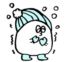 fluffy bugs sticker #4418307