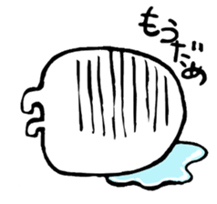 fluffy bugs sticker #4418309