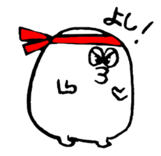 fluffy bugs sticker #4418310