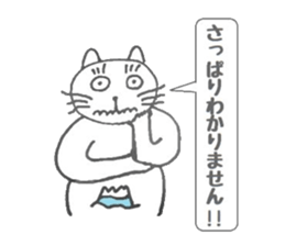 Toshi cat Sticker2 sticker #4418506