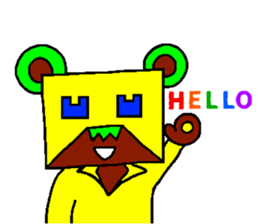 Colorful sticker of Alpiino sticker #4419082