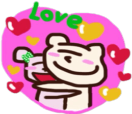 carefree shirokkumatane sticker #4419145