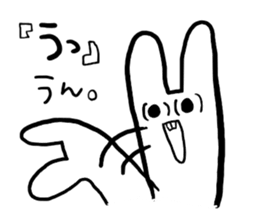 Communication obstacle  Rabbit sticker #4419429