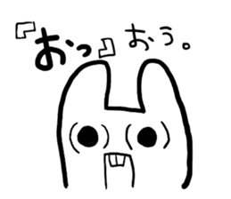 Communication obstacle  Rabbit sticker #4419431