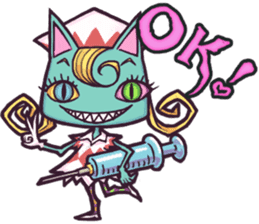 World Comical Monsters English sticker #4419592