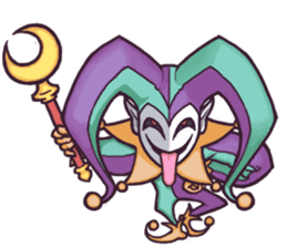 World Comical Monsters English sticker #4419596