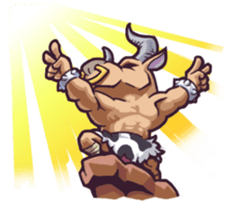 World Comical Monsters English sticker #4419597