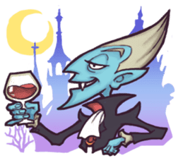 World Comical Monsters English sticker #4419598