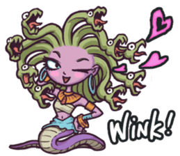 World Comical Monsters English sticker #4419601