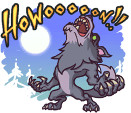 World Comical Monsters English sticker #4419605