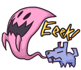 World Comical Monsters English sticker #4419610