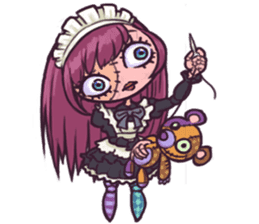 World Comical Monsters English sticker #4419616