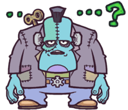 World Comical Monsters English sticker #4419621