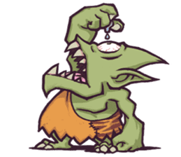 World Comical Monsters English sticker #4419622