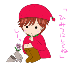 Strawberry of the country Fairy 3 sticker #4419690