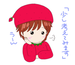 Strawberry of the country Fairy 3 sticker #4419692