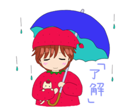 Strawberry of the country Fairy 3 sticker #4419706