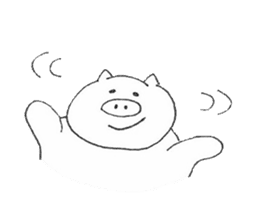 Buu-chan Piglet2 sticker #4420249
