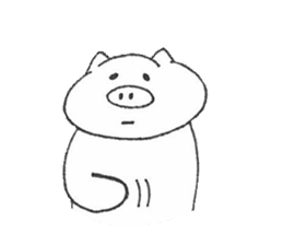 Buu-chan Piglet2 sticker #4420252