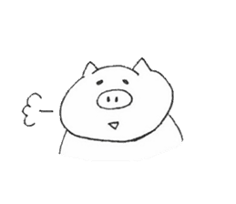 Buu-chan Piglet2 sticker #4420256