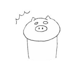 Buu-chan Piglet2 sticker #4420264