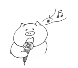 Buu-chan Piglet2 sticker #4420266