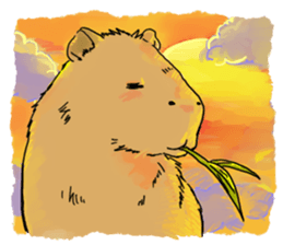 Capybara Life sticker #4420891