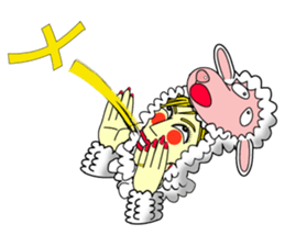 Honny who put on a whole wear of sheep. sticker #4420930