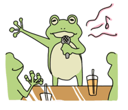 The frog. sticker #4422052