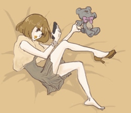 Apparel girl MOYAKO sticker #4422472