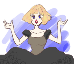 Apparel girl MOYAKO sticker #4422498