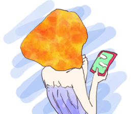 Apparel girl MOYAKO sticker #4422502