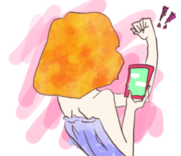 Apparel girl MOYAKO sticker #4422503