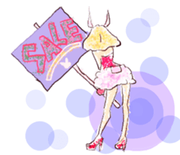 Apparel girl MOYAKO sticker #4422507