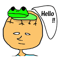 Bull frog and reticent Takagi-kun