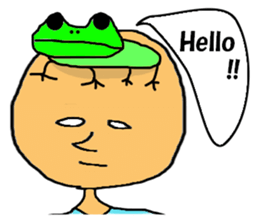 Bull frog and reticent Takagi-kun sticker #4422593