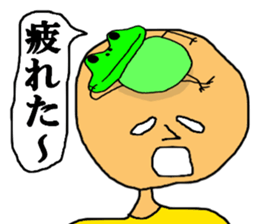 Bull frog and reticent Takagi-kun sticker #4422609