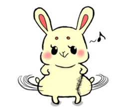 high tension rabbit PYONKO 2 English ver sticker #4422954