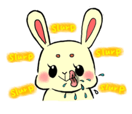 high tension rabbit PYONKO 2 English ver sticker #4422956