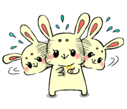 high tension rabbit PYONKO 2 English ver sticker #4422958