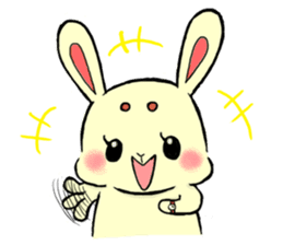 high tension rabbit PYONKO 2 English ver sticker #4422959