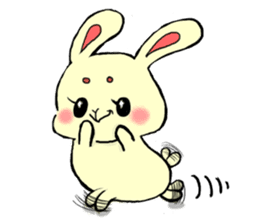 high tension rabbit PYONKO 2 English ver sticker #4422961