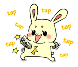 high tension rabbit PYONKO 2 English ver sticker #4422963