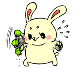 high tension rabbit PYONKO 2 English ver sticker #4422964