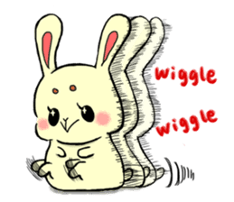 high tension rabbit PYONKO 2 English ver sticker #4422968