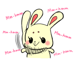high tension rabbit PYONKO 2 English ver sticker #4422973