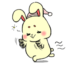 high tension rabbit PYONKO 2 English ver sticker #4422974