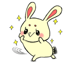 high tension rabbit PYONKO 2 English ver sticker #4422976
