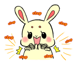 high tension rabbit PYONKO 2 English ver sticker #4422977