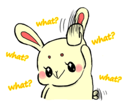 high tension rabbit PYONKO 2 English ver sticker #4422979